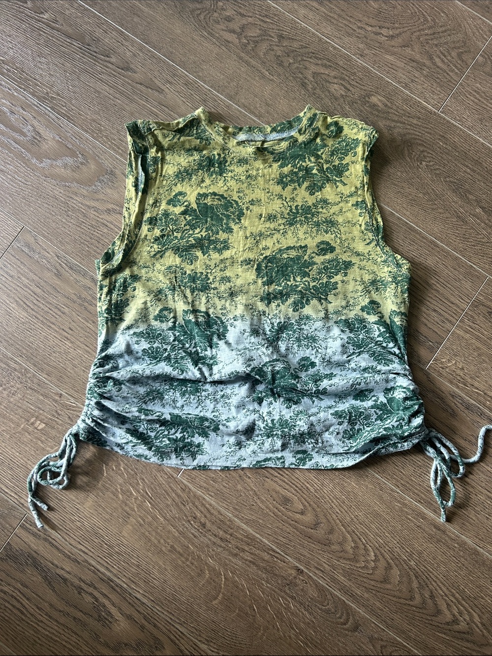 Anthropologie Pilcro Side Ruched Tank